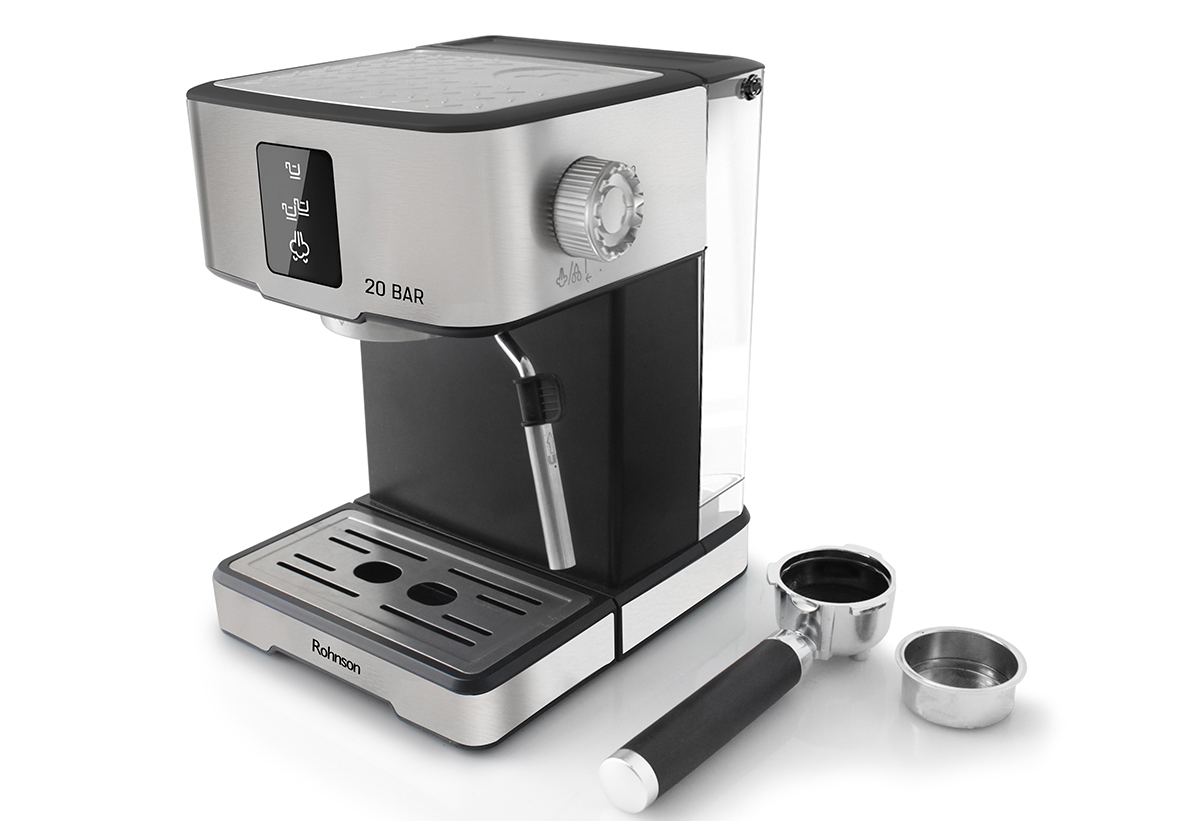 Απεικονίζεται η μηχανή με τα παρελκόμενα δίπλα της.